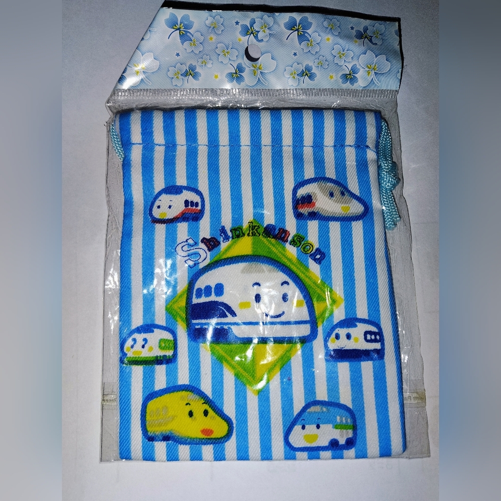 Rare Vintage Japanese Shinkanson Cloth Drawstring Bag Sanrio Kawaii
